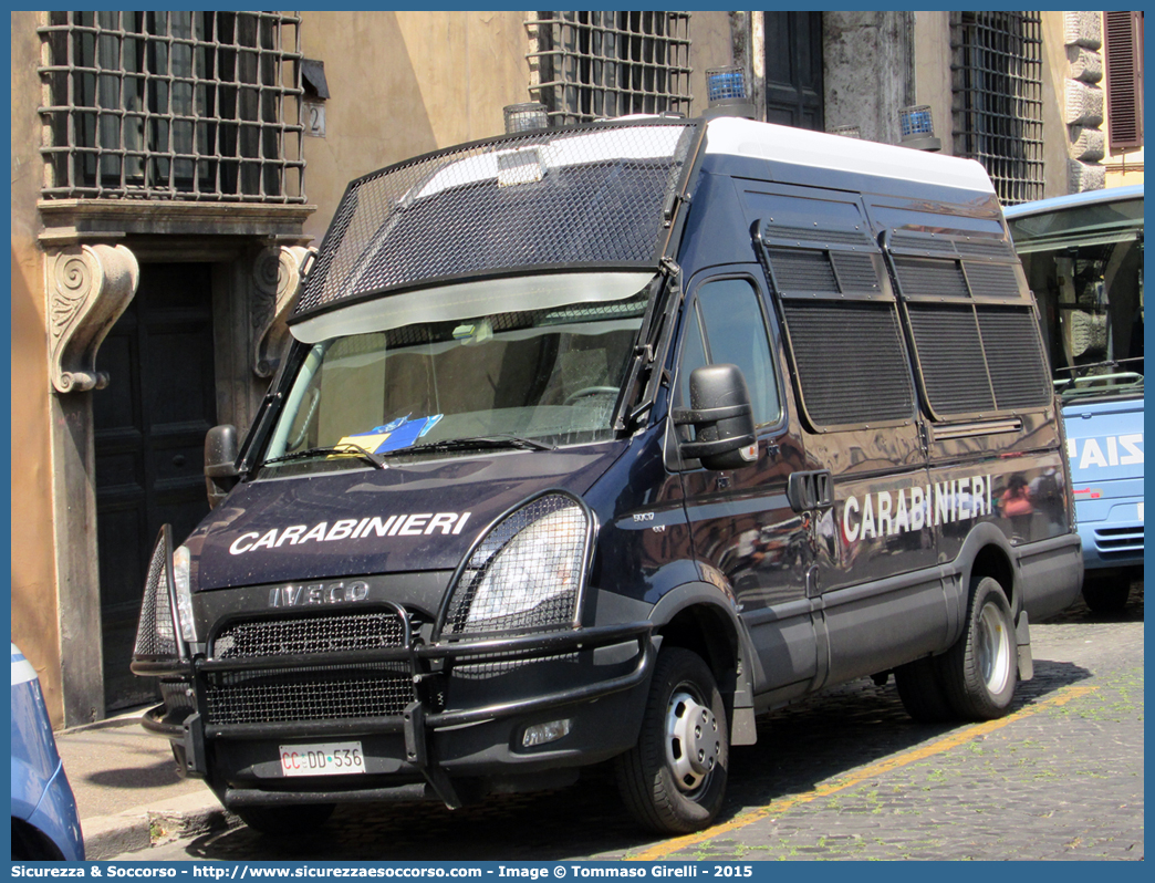 CC DD536
Arma dei Carabinieri
Battaglioni Mobili
Iveco Daily 50C17 V serie
Parole chiave: CC;C.C.;Arma;Carabinieri;Battaglioni;Mobili;Battaglione;Iveco;Daily;50C17;Blindato;Ordine;Pubblico