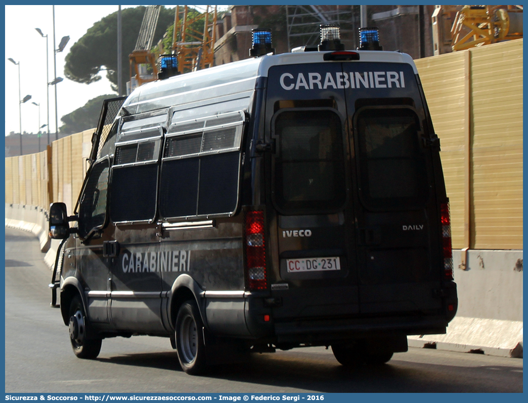 CC DG231
Arma dei Carabinieri
Battaglioni Mobili
Iveco Daily 50C17 V serie
Parole chiave: CC;C.C.;Arma;Carabinieri;Battaglioni;Mobili;Battaglione;Iveco;Daily;50C17;Blindato;Ordine;Pubblico