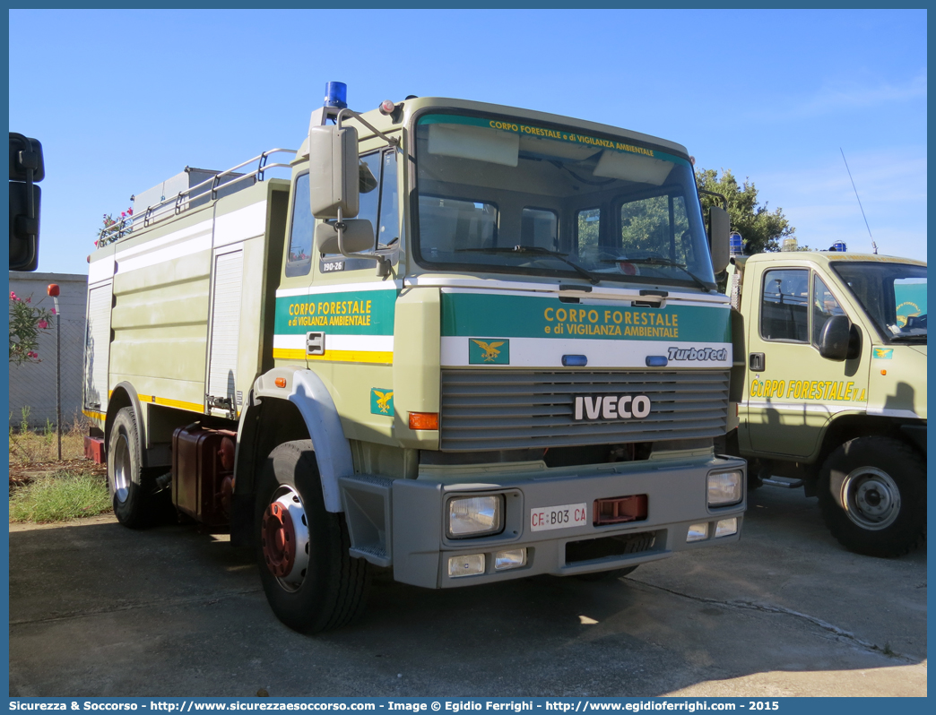 CFva B03 CA
Corpo Forestale
e di Vigilanza Ambientale
Regione Sardegna
Iveco 190-26 TurboTech
Parole chiave: CFVA;C.F.V.A.;CF;C.F.;VA;V.A.;Corpo;Forestale;Vigilanza;Ambientale;Sardegna;Iveco;190-26;TurboTech