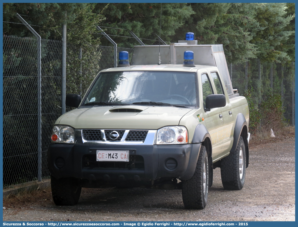 CFva M43 CA
Corpo Forestale
e di Vigilanza Ambientale
Regione Sardegna
Nissan Navara I serie restyling
Allestitore Amatori S.r.l.
Parole chiave: Corpo;Forestale;Vigilanza;Ambientale;Sardegna;CFVA;C.F.V.A.;Nissan;Navara