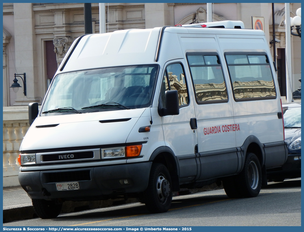 CP 2828
Guardia Costiera
Iveco Daily 40C15 III serie
Parole chiave: CP;C.P.;GC;G.C.;Guardia;Costiera;Capitaneria;Capitanerie;Porto;Guardia Costiera;Iveco;Daily;40C15;2828