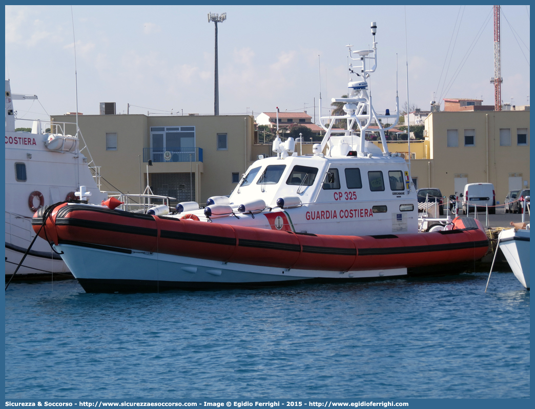 CP 325
Corpo delle Capitanerie di Porto
Guardia Costiera
Vedetta SAR Ognitempo Classe 300
"Ammiraglio Francese"
Cantieri Navali CodecasaDue S.p.A.
Parole chiave: CP;C.P.;G.C.;GC;Guardia;Costiera;Capitaneria;Capitanerie;Porto;Vedetta;Vedette;Costiera;Costiere;Classe;300;SAR;Ammiraglio;Francese;Codecasa