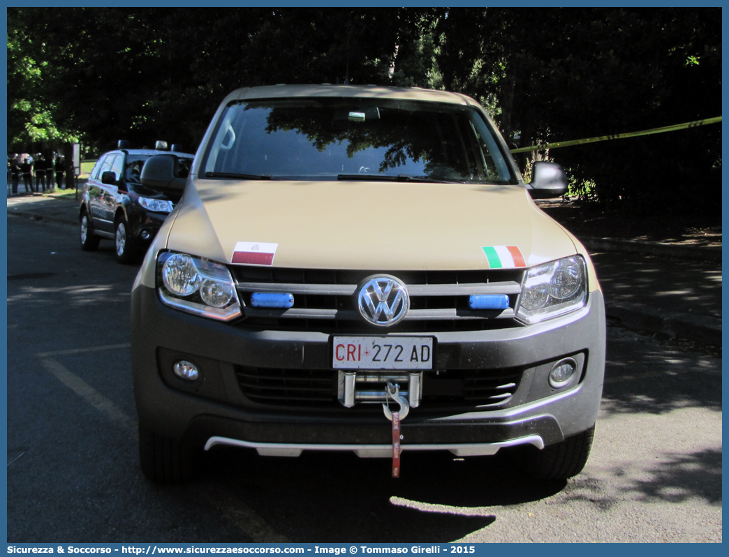 CRI 272AD
Croce Rossa Italiana
Corpo Militare
Volkswagen Amarok
Allestitore Aris S.p.A.
Parole chiave: CRIM;CRI;C.R.I.;C.R.I.M.;Croce;Rossa;Italiana;Corpo;Militare;Volkswagen;Amarok