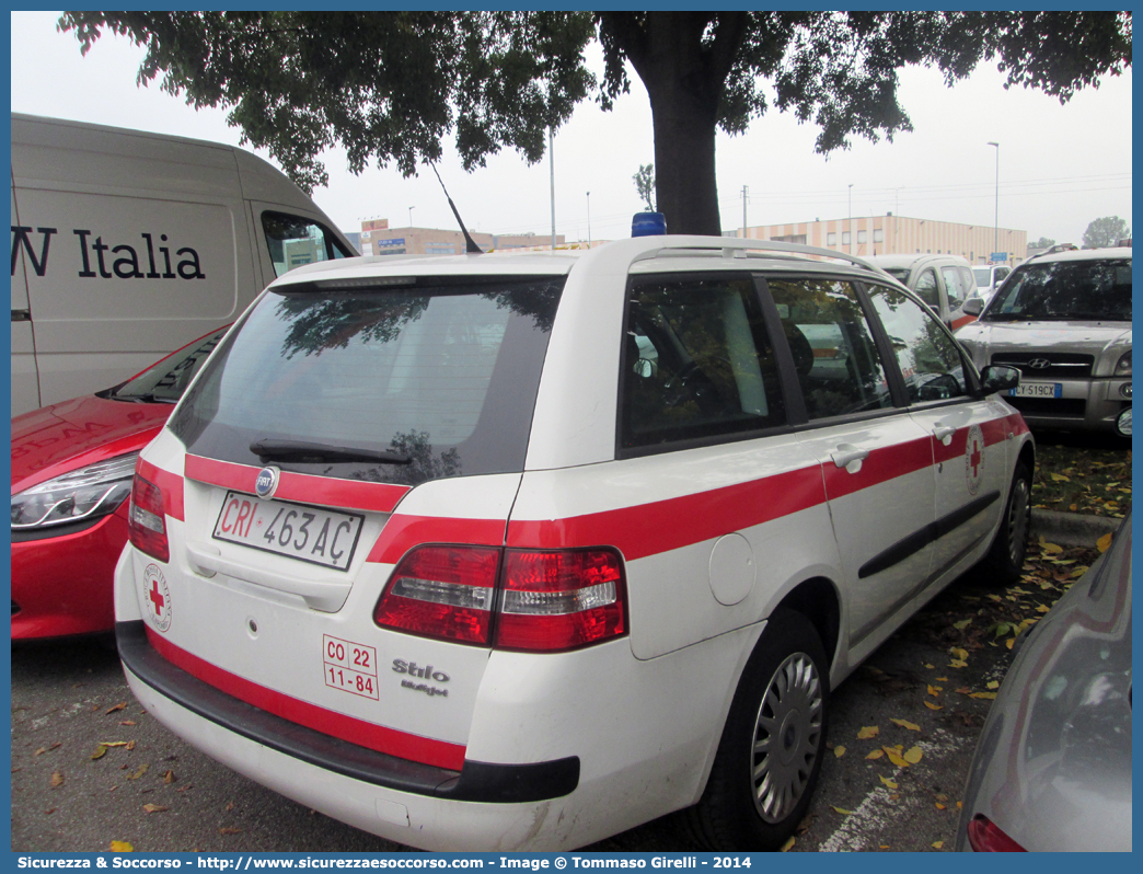 CRI 463AC
Croce Rossa Italiana
Lipomo (CO)
Fiat Stilo Multiwagon II serie
Parole chiave: CRI;C.R.I.;Croce Rossa Italiana;Castelfranco di Sotto;Fiat;Stilo;Multiwagon;463AC