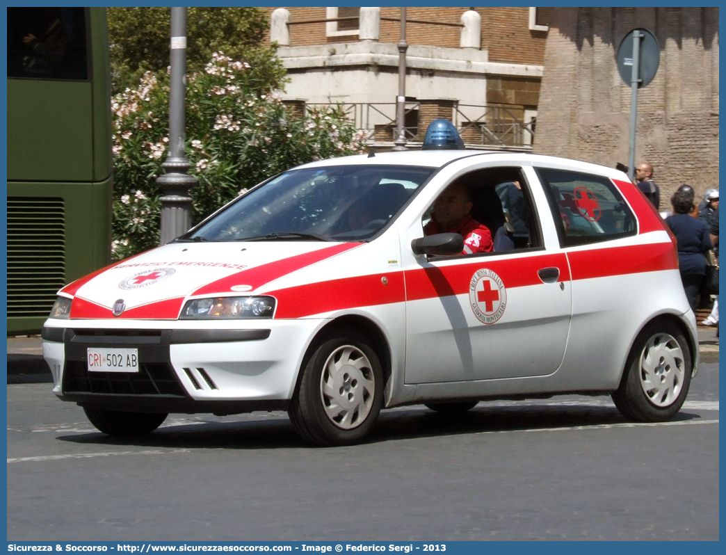 CRI 502AB
Croce Rossa Italiana
Guidonia Montecelio (RM)
Fiat Punto II serie
Parole chiave: CRI;C.R.I.;Croce;Rossa;Italiana;Fiat;Punto;Guidonia;Montecelio;502AB