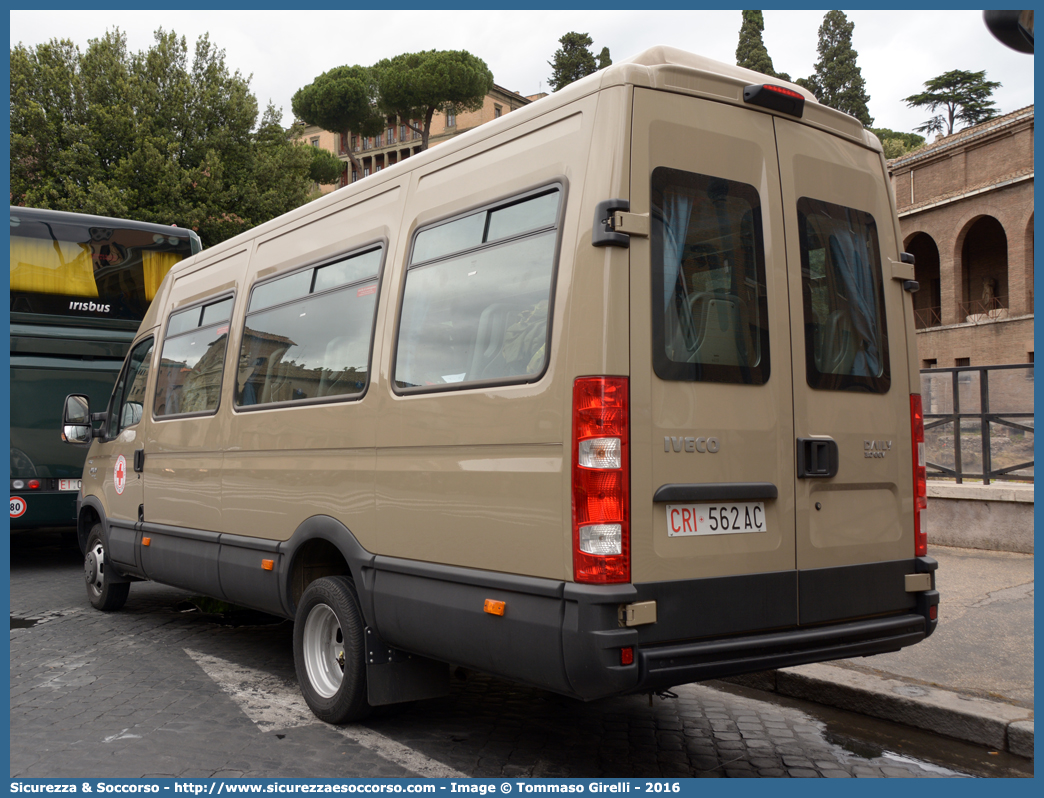 CRI 562AC
Croce Rossa Italiana
Corpo Militare
Iveco Daily Way 50C17 IV serie restyling
Parole chiave: CRI;CRIM;C.R.I.;C.R.I.M.;Croce;Rossa;Italiana;Corpo;Militare;Iveco;Daily;Way;50C17