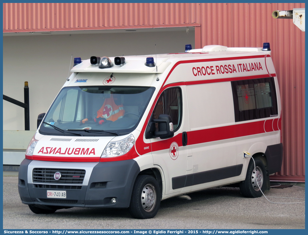 CRI 740AB
Croce Rossa Italiana
Fiat Ducato III serie
Allestitore Odone S.r.l.
Parole chiave: Croce;Rossa;Italiana;CRI;C.R.I.;Ambulanza;Fiat;Ducato;X250;Odone;740AB