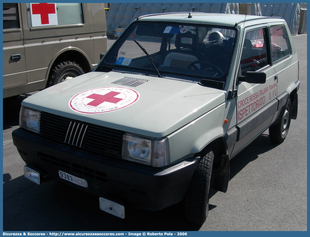 CRI 9383
Croce Rossa Italiana
Ravenna
Fiat Panda 4x4 II serie
Ispettorato II.VV.
Parole chiave: CRI;C.R.I.;Croce;Rossa;Italiana;Fiat;Panda;4x4;Ispettorato;II.VV.;Infermiere;Volontarie;Ravenna