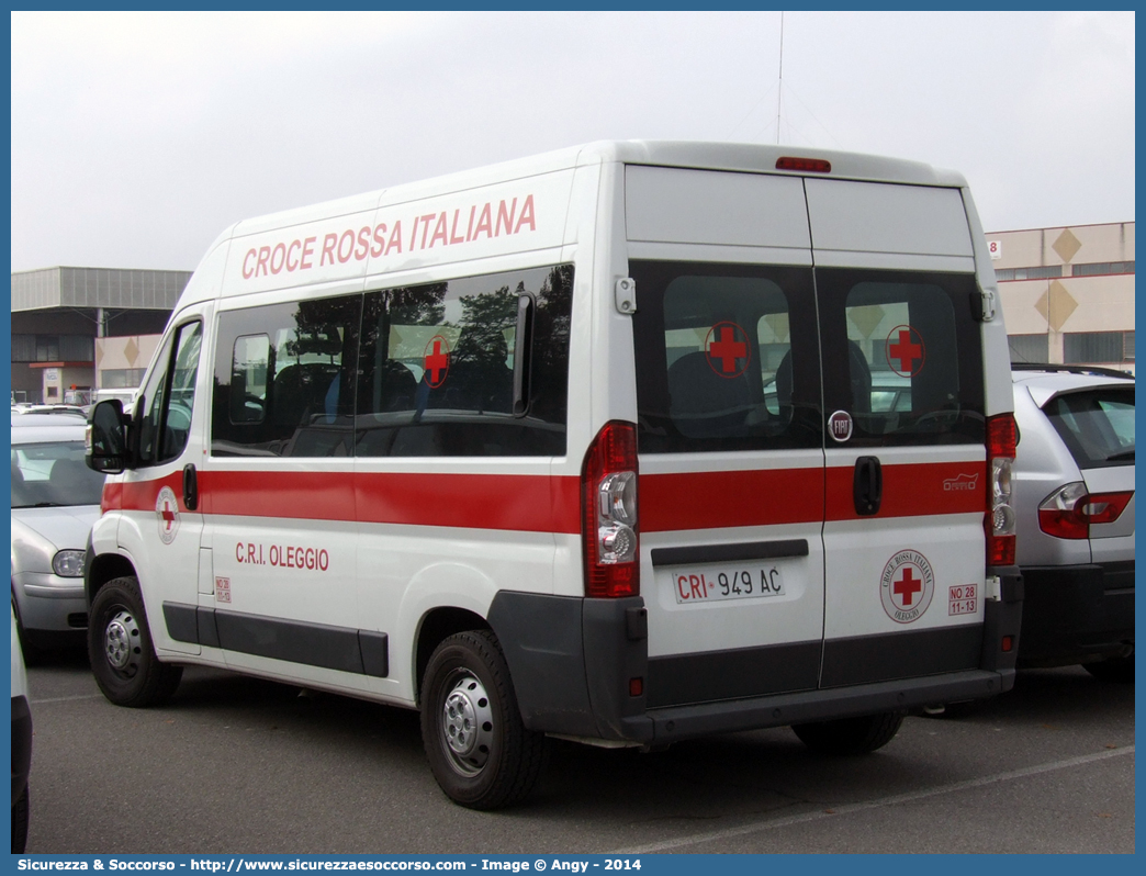 CRI 949AC
Croce Rossa Italiana
Oleggio (NO)
Fiat Ducato III serie
Parole chiave: CRI;C.R.I.;Croce Rossa Italiana;Fiat;Ducato;X250;Oleggio;949AC