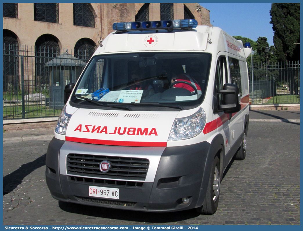 CRI 957AC
Croce Rossa Italiana
Fiat Ducato III serie
Parole chiave: Croce;Rossa;Italiana;CRI;C.R.I.;Ambulanza;Fiat;Ducato;X250;957AC;957 AC