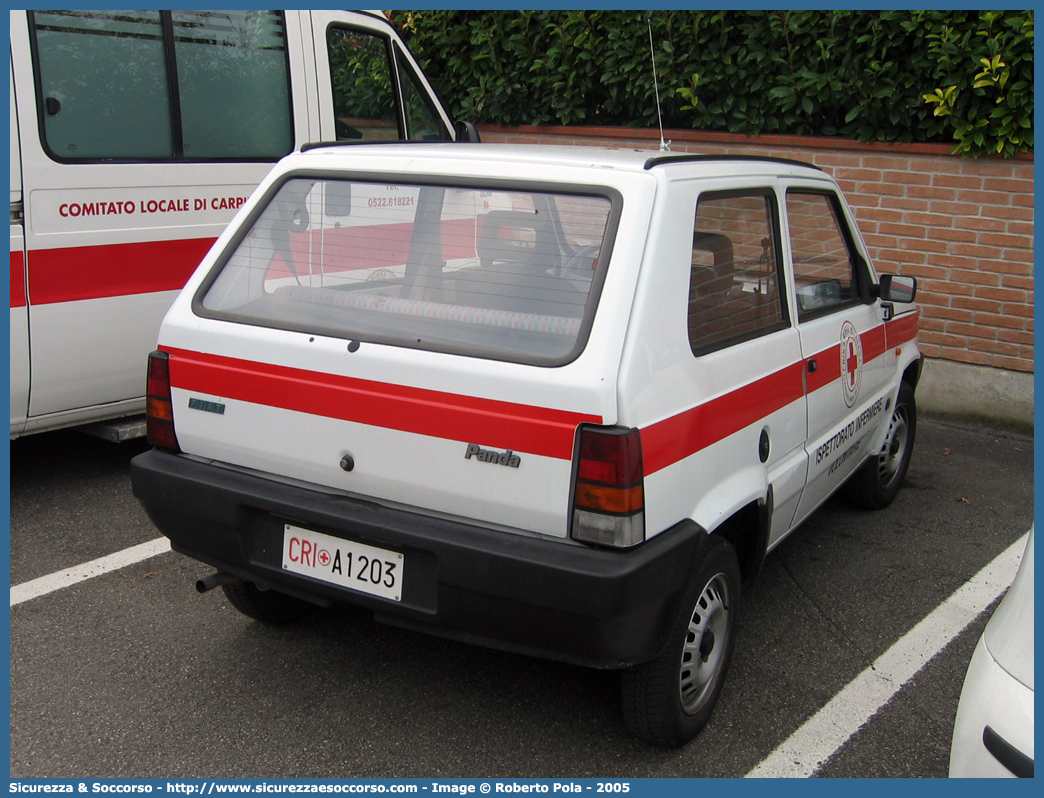 CRI A1203
Croce Rossa Italiana
Parma
Fiat Panda II serie
Ispettorato Infermiere Volontarie
Parole chiave: CRI;C.R.I.;Croce;Rossa;Italiana;Fiat;Panda;Parma;Ispettorato;Infermiere;Volontarie;A1203