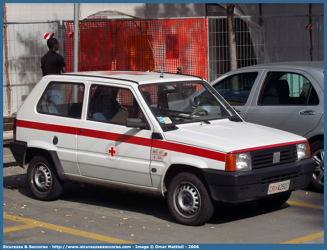 CRI A2507
Croce Rossa Italiana
Campogalliano (MO)
Fiat Panda II serie
Parole chiave: CRI;C.R.I.;Croce;Rossa;Italiana;Fiat;Panda;Campogalliano;A2507