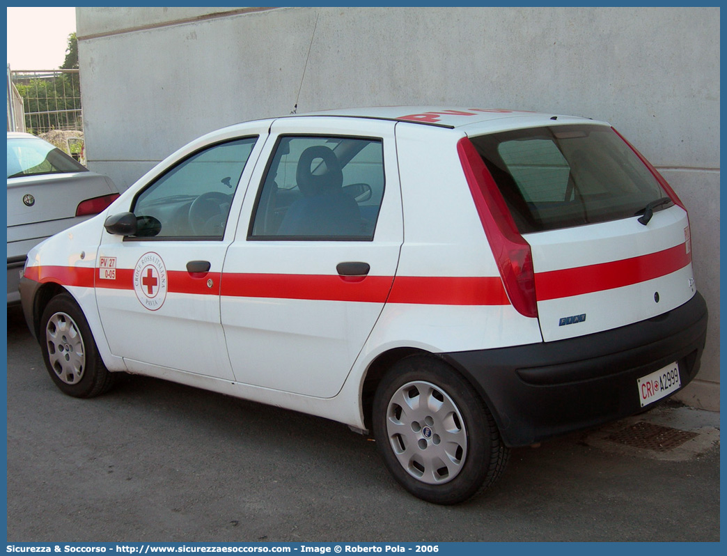 CRI A2999
Croce Rossa Italiana
Pavia
Fiat Punto II serie
Parole chiave: C.R.I.;CRI;Croce;Rossa;Italiana;Fiat;Punto;Pavia;A2999