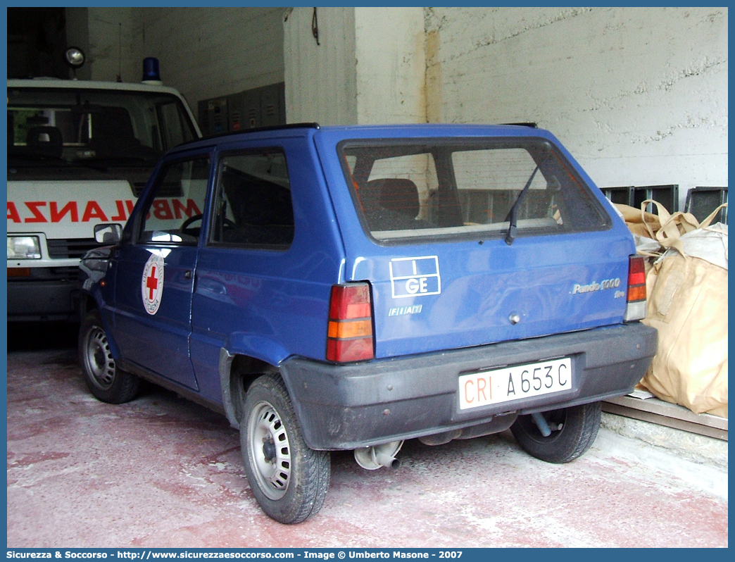 CRI A653C
Croce Rossa Italiana
Cicagna (GE)
Fiat Panda II serie
Parole chiave: CRI;C.R.I.;Croce;Rossa;Italiana;Fiat;Panda;Cicagna;A653C