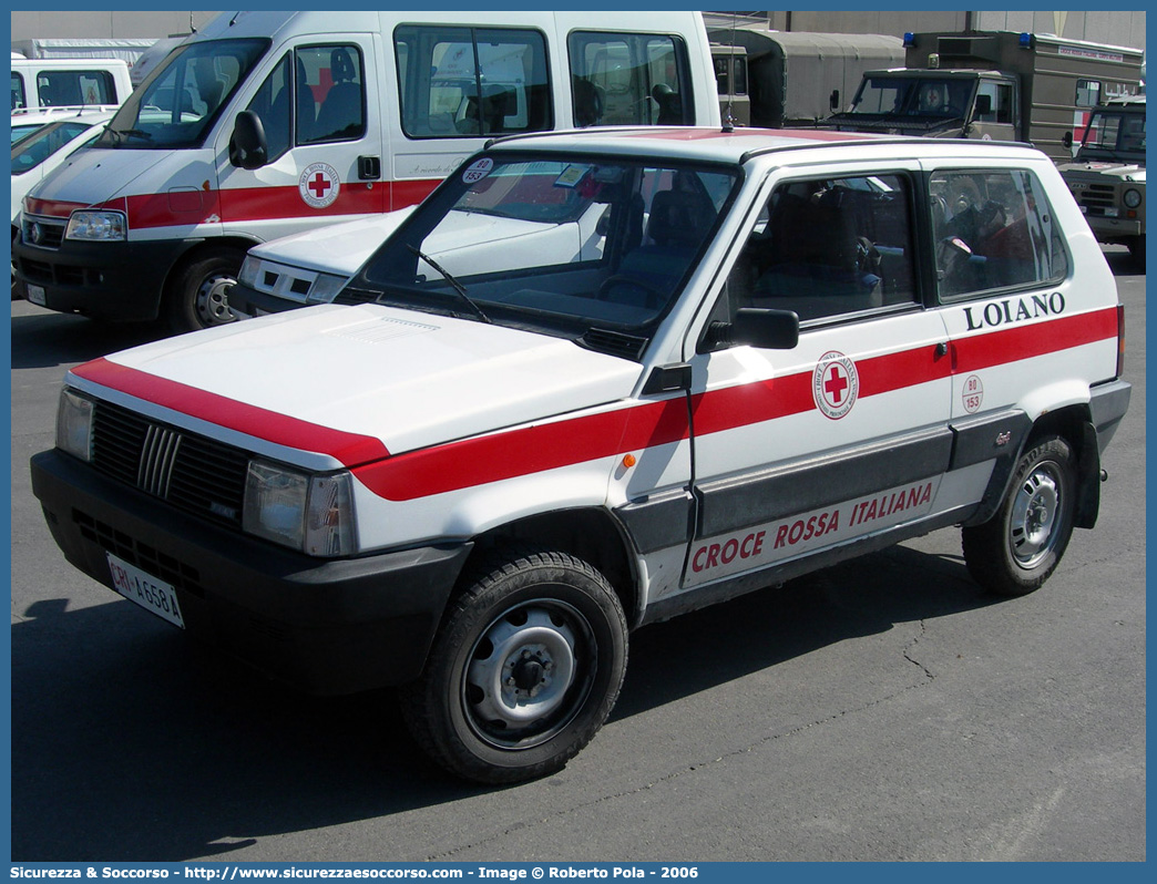 CRI A658A
Croce Rossa Italiana
Loiano (BO)
Fiat Panda 4x4 II serie
Parole chiave: CRI;C.R.I.;Croce;Rossa;Italiana;Fiat;Panda;4x4;Loiano