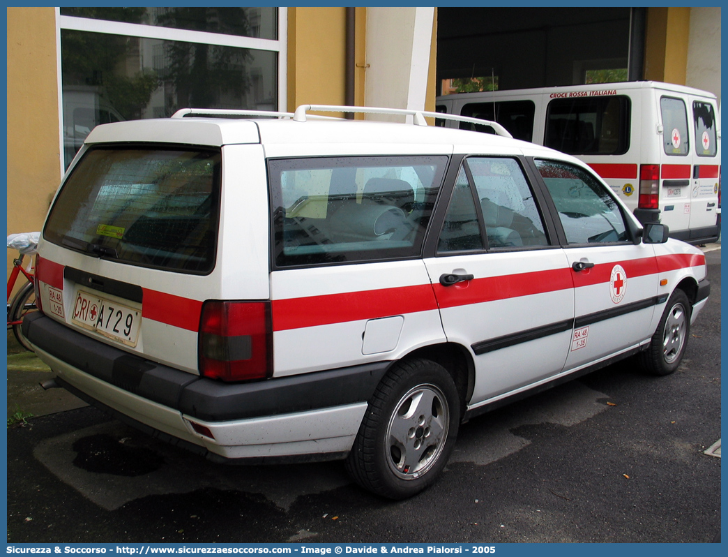 CRI A729
Croce Rossa Italiana
Fiat Tempra Stationwagon
Parole chiave: C.R.I.;CRI;Croce;Rossa;Italiana;Fiat;Tempra;Stationwagon;A729