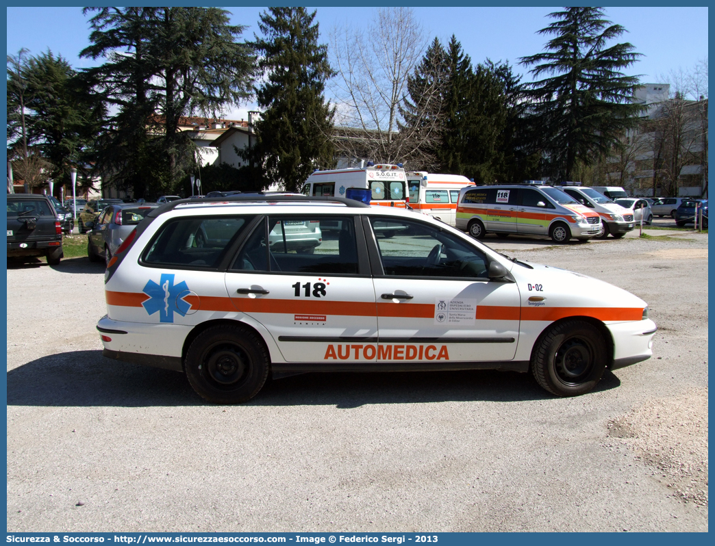 D02
118 Udine
Fiat Marea Weekend
Parole chiave: 118;Udine;Azienda;Ospedaliero;Ospedaliera;Universitaria;Santa;Maria;Misericordia;Automedica;Fiat;Marea;Weekend;D02;D 02