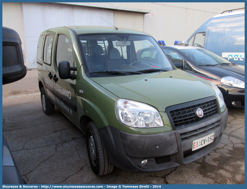 EI CV152
Esercito Italiano
Fiat Doblò I serie restyling
Parole chiave: EI;E.I.;Esercito;Italiano;Fiat;Doblò