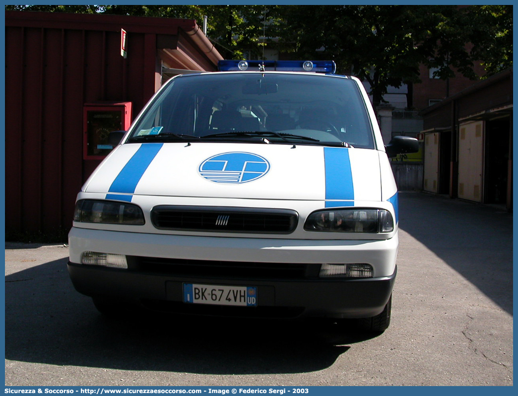 -
Polizia Comunale
Comune di Udine
Fiat Ulysse II serie
Parole chiave: Polizia;Locale;Comunale;Municipale;Udine;Fiat;Ulysse