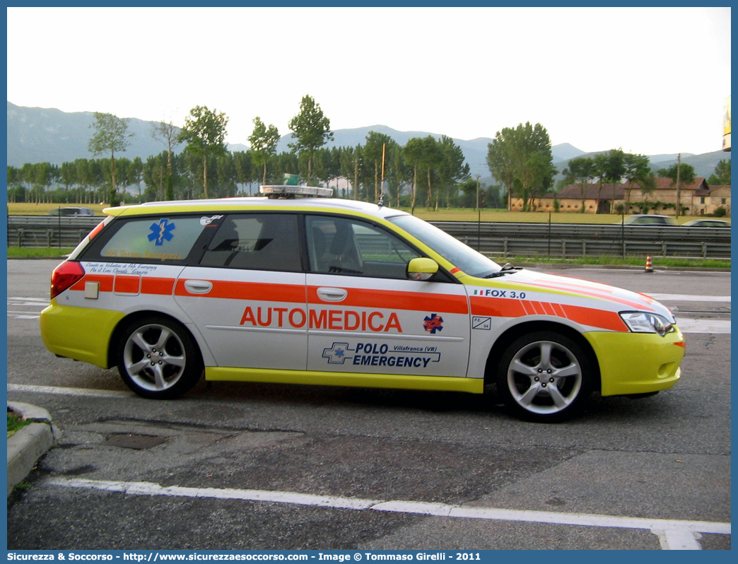 Fox 3.0
Polo Emergency Onlus
Subaru Legacy Station Wagon IV serie
Parole chiave: Polo;Emergency;Subaru;Legacy;Station;Wagon;SW;S.W.