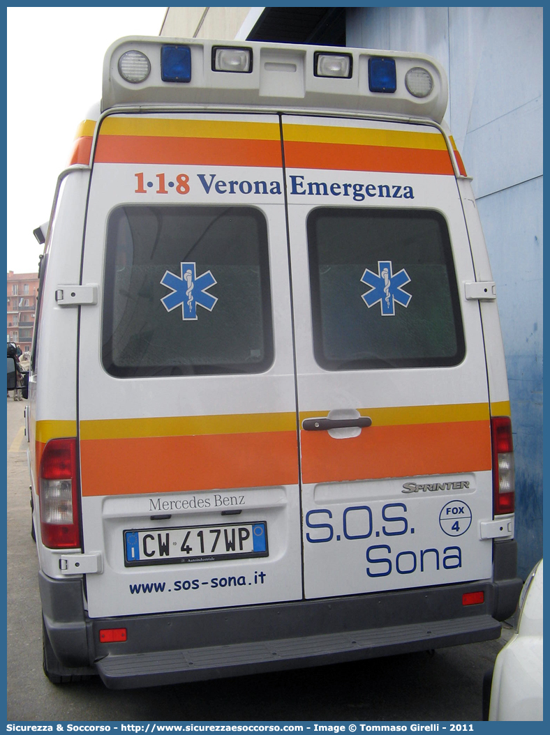 Fox 4
S.O.S. Sona
Mercedes Benz Sprinter I serie restyling
Parole chiave: SOS;S.O.S.;Sona;Mercedes;Benz;Sprinter