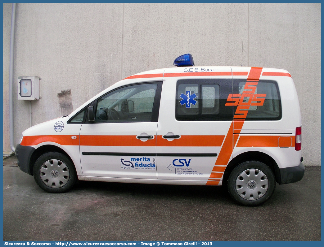 Fox Mike
S.O.S. Sona
Volkswagen Caddy III serie
Parole chiave: SOS;S.O.S.;Sona;Volkswagen;Caddy