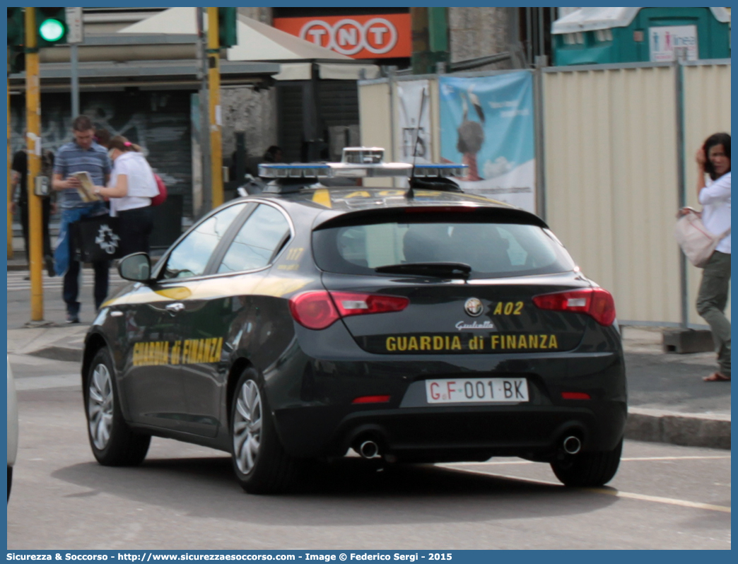 GdiF 001BK
Guardia di Finanza
Alfa Romeo Nuova Giulietta
I serie I restyling
(I fornitura)
Parole chiave: GdiF;GDF;GF;Guardia;Finanza;Alfa;Romeo;Nuova;Giulietta;001BK