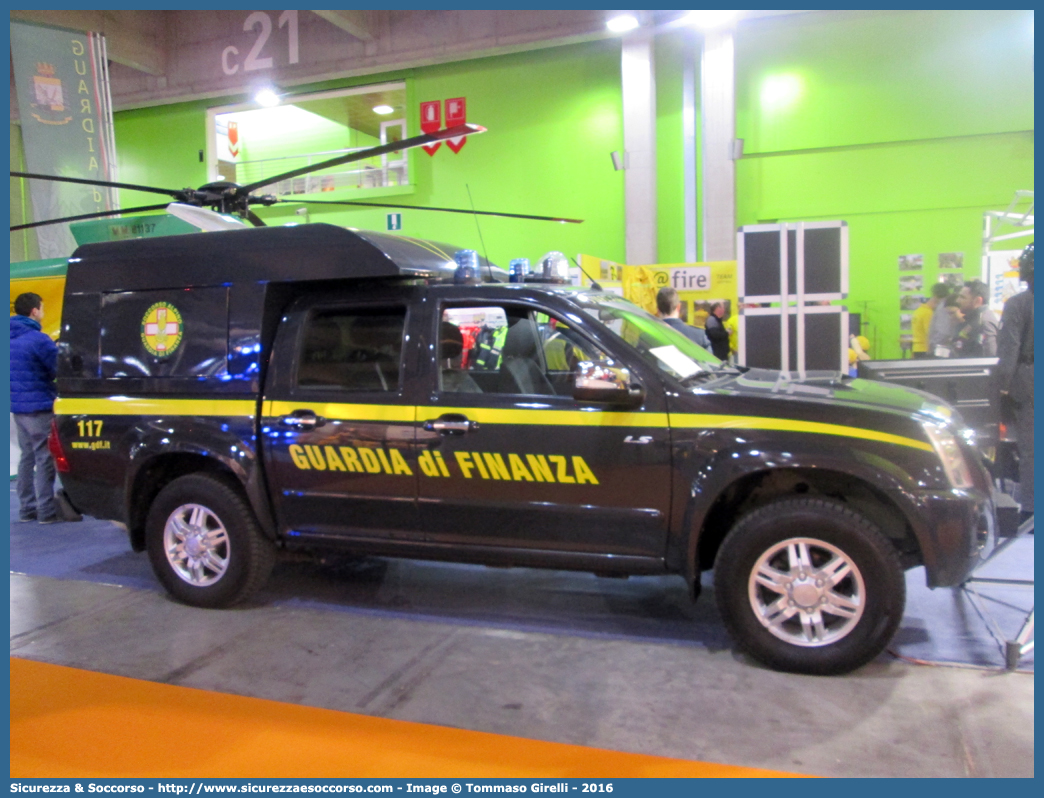 GdiF 469BG
Guardia di Finanza
S.A.G.F.
Isuzu D-Max I serie II restyling
Allestitore Maritan S.r.l.
Parole chiave: GdiF;G.D.F.;GDF;Guardia di Finanza;S.A.G.F.;SAGF;Soccorso Alpino;Isuzu;D-Max;D - Max;Alberto Maritan