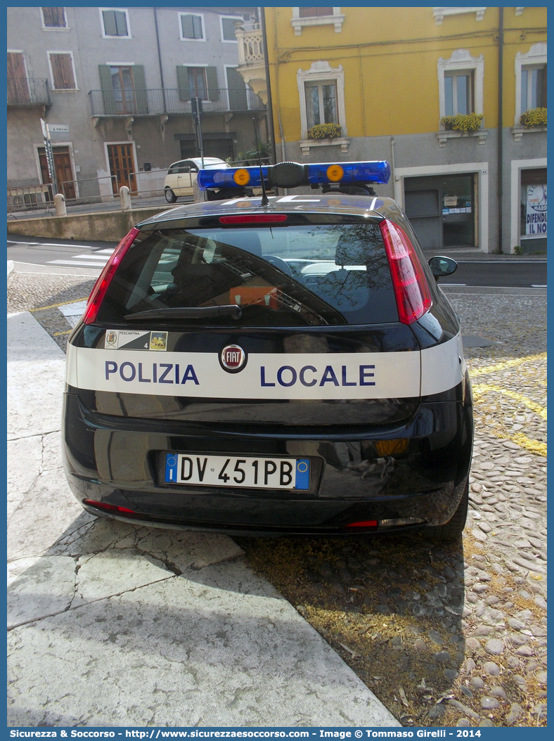 -
Polizia Locale
Comune di Pescantina
Fiat Grande Punto
Allestitore Focaccia Group S.r.l.
Parole chiave: PL;PM;P.L.;P.M.;Polizia;Locale;Municipale;Pescantina;Fiat;Punto