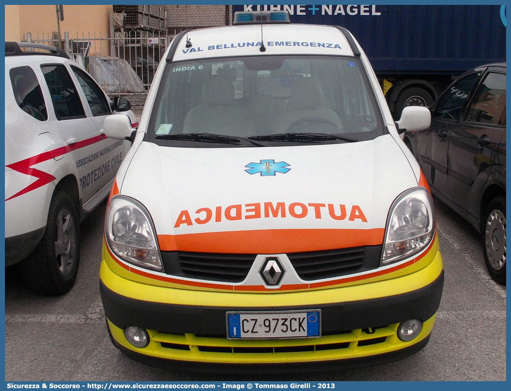 India 6
Valbelluna Emergenza
Ranault Kangoo II serie
Allestitore MAF S.n.c.

Parole chiave: Valbelluna;Emergenza;Val;Belluna;VBE;V.B.E.;Ranault;Kangoo;Automedica;MAF