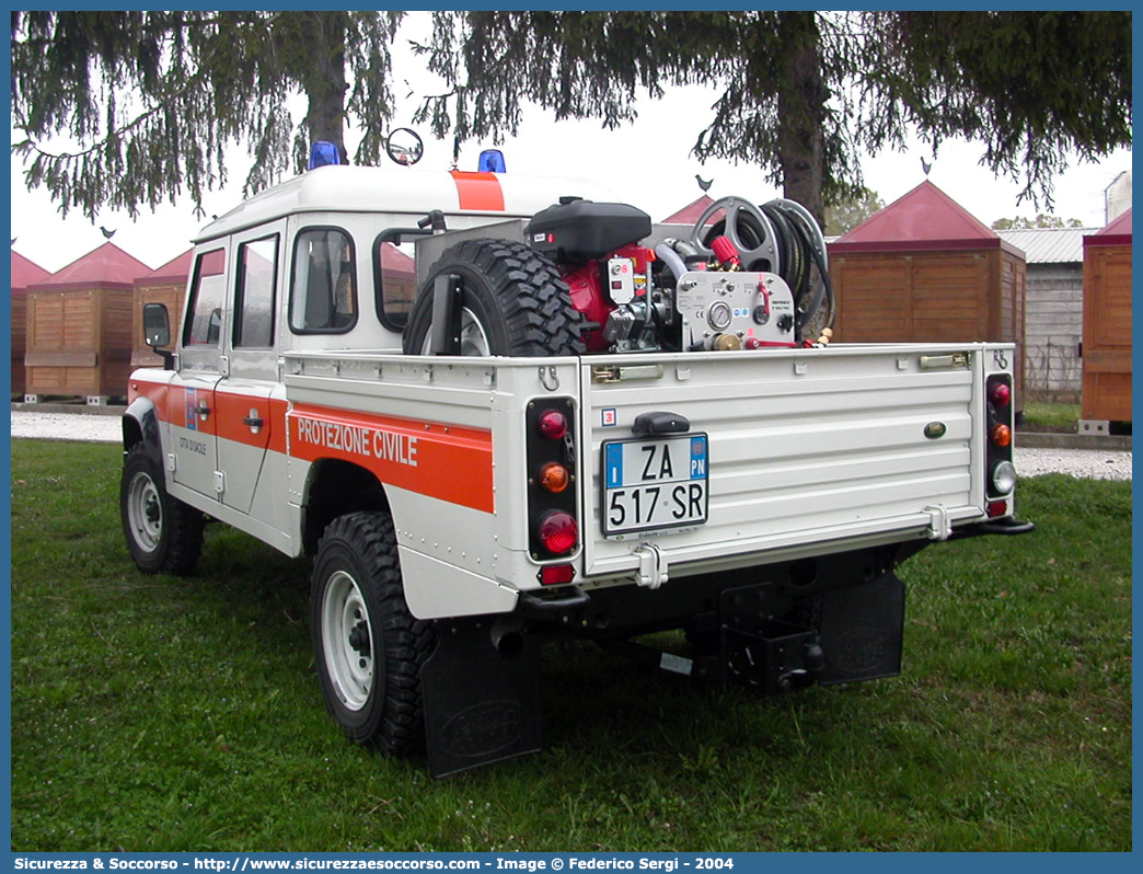 -
Regione Friuli Venezia Giulia
Comune di Sacile
Land Rover Defender 130
Parole chiave: PC;P.C.;Protezione;Civile;Friuli;Venezia Giulia;Sacile;Land Rover;Defender;130