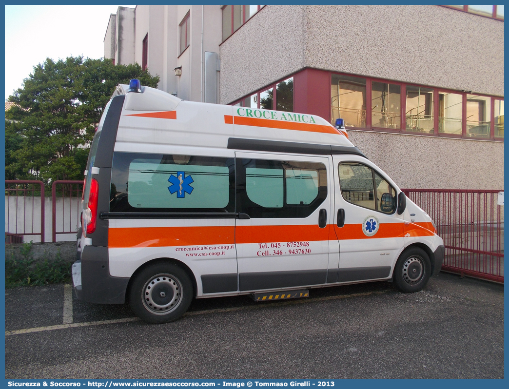 -
Croce Amica - C.S.A. - Soc. Coop. Sociale
Renault Master III serie restyling
Allestitore Aricar S.p.A.
Parole chiave: Croce Amica;C.S.A.;Soc;Coop;Sociale;Renault;Master;Aricar