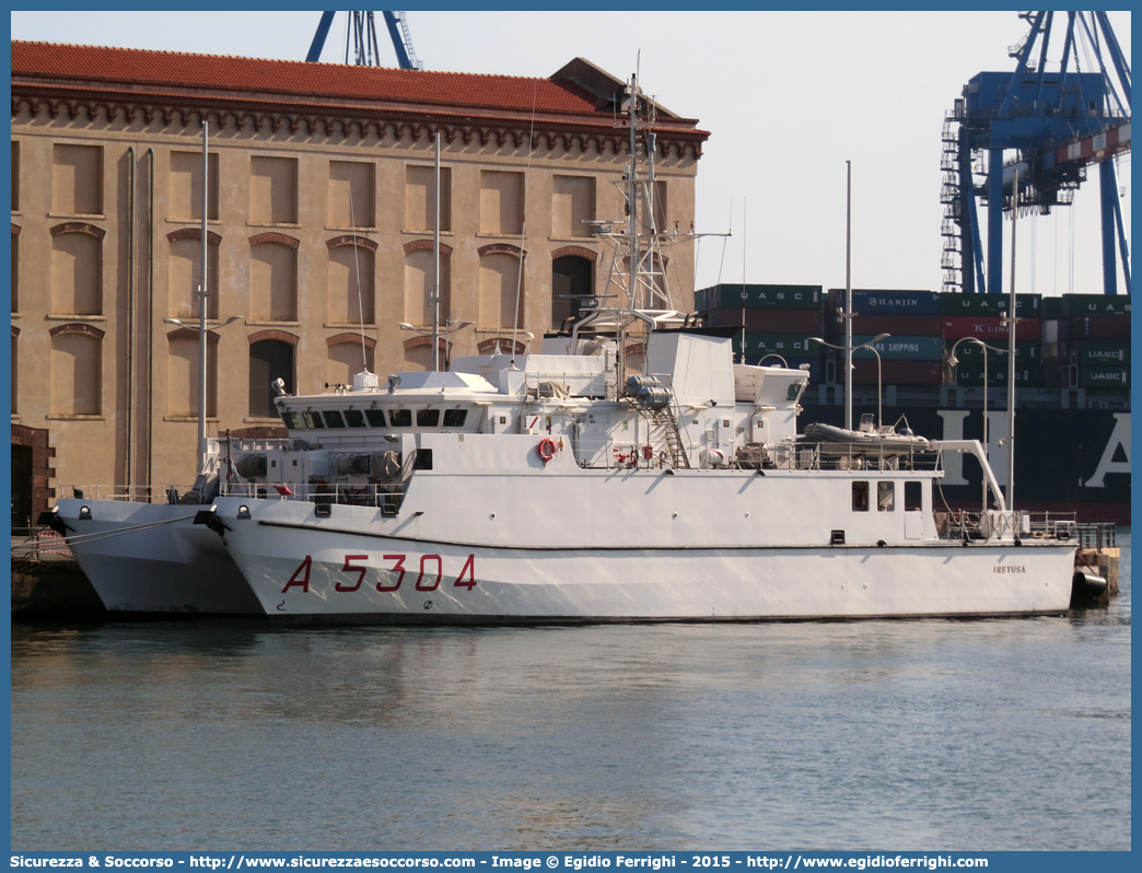 A5304 "Aretusa"
Marina Militare Italiana
Flotta Navale
Navi Idrografiche Costiere
Classe Ninfe
Parole chiave: MM;M.M.;Marina Militare;Flotta;Navale;Idrografiche;Costiere;Idrografica;Costiera;A5304;Aretusa