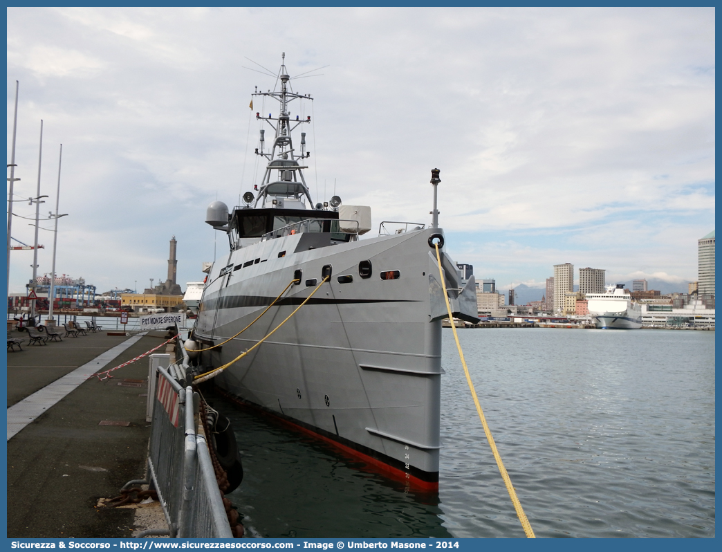 P.01 "Monte Sperone"
Guardia di Finanza
R.O.A.N. Componente Navale
Pattugliatore Classe "Monte Sperone"
Cantiere Navale Vittoria S.p.A.
Parole chiave: GdiF;G.D.F.;GDF;Guardia;di;Finanza;R.O.A.N.;ROAN;Componente;Navale;Pattugliatore;Pattugliatori;Cantiere;Navale;Vittoria