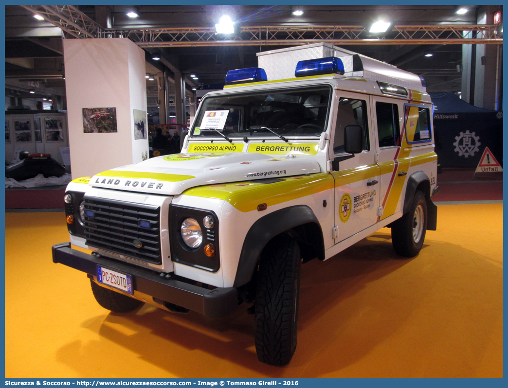 PC ZS0TD
Soccorso Alpino e Speleologico
Delegazione Alpina III Alto Adige
Stazione di Bolzano
Land Rover Defender 110
Parole chiave: CNSAS;C.N.S.A.S.;Corpo;Nazionale;Soccorso;Alpino;Speleologico;Alto Adige;Land;Rover;Defender;110;PC ZS0TD;PCZS0TD