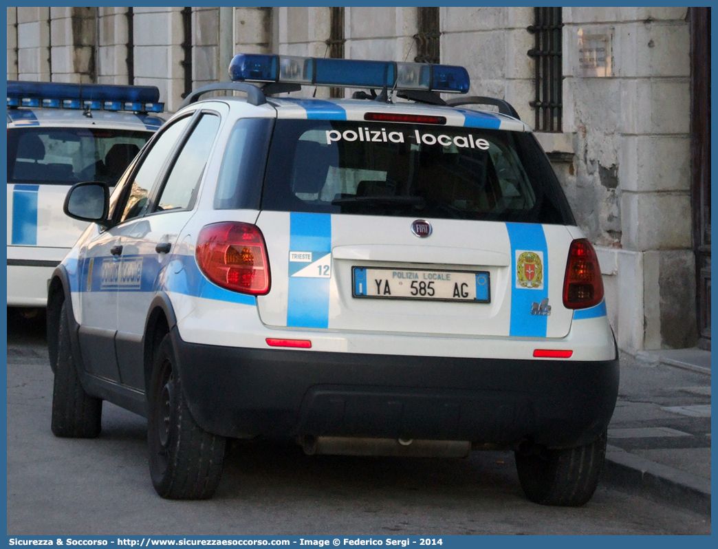 Polizia Locale YA585AG
Polizia Locale
Comune di Trieste
Fiat Sedici II serie
Parole chiave: Polizia;Municipale;Locale;Trieste;Fiat;Sedici;YA585AG