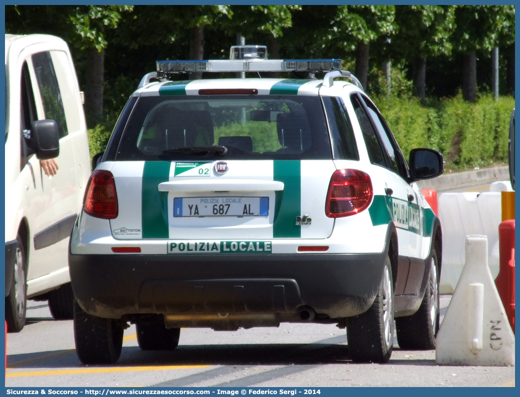 Polizia Locale YA687AL
Polizia Locale
Provincia di Pordenone
Fiat Sedici II serie
Allestitore Carrozzeria Battiston
Parole chiave: PL;P.L.;PM;P.M.;Polizia;Municipale;Locale;Provinciale;Pordenone;Fiat;Sedici