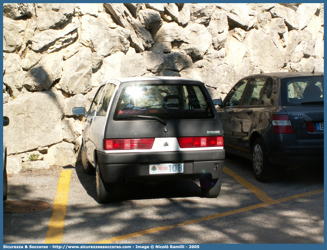 Polizia 108
Repubblica di San Marino
Gendarmeria
Autobianchi Y10
Parole chiave: Repubblica;San Marino;RSM;R.S.M.;Gendarmeria;Autobianchi;Y10