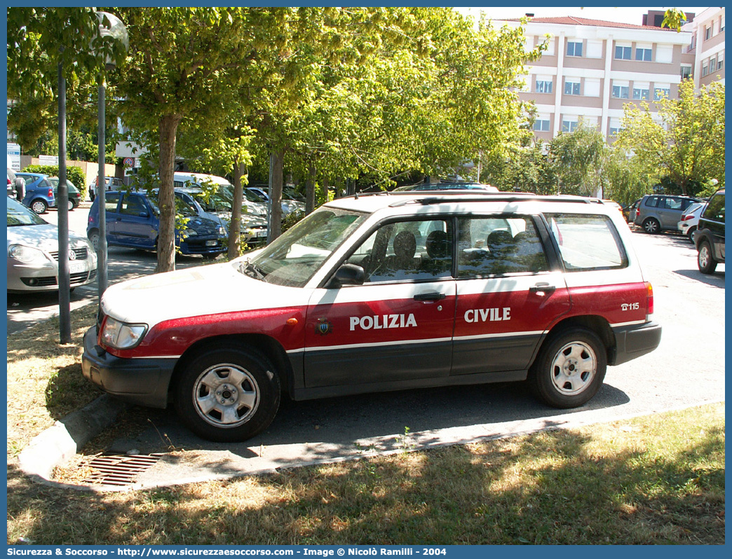 Polizia 111
Repubblica di San Marino
Polizia Civile
Subaru Forester I serie
(variante)
Parole chiave: Repubblica;San Marino;RSM;R.S.M.;Polizia Civile;Subaru;Forester