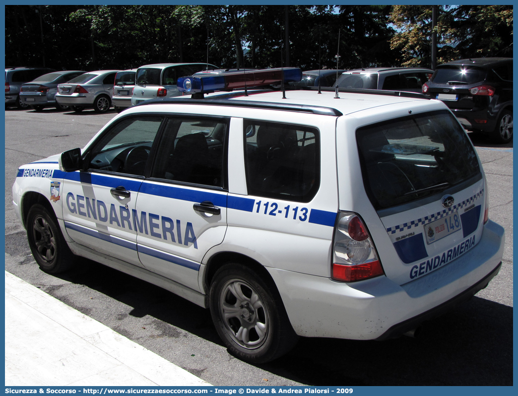 Polizia 148
Repubblica di San Marino
Gendarmeria
Subaru Forester IV serie 
Parole chiave: Repubblica;San Marino;RSM;R.S.M.;Gendarmeria;Subaru;Forester