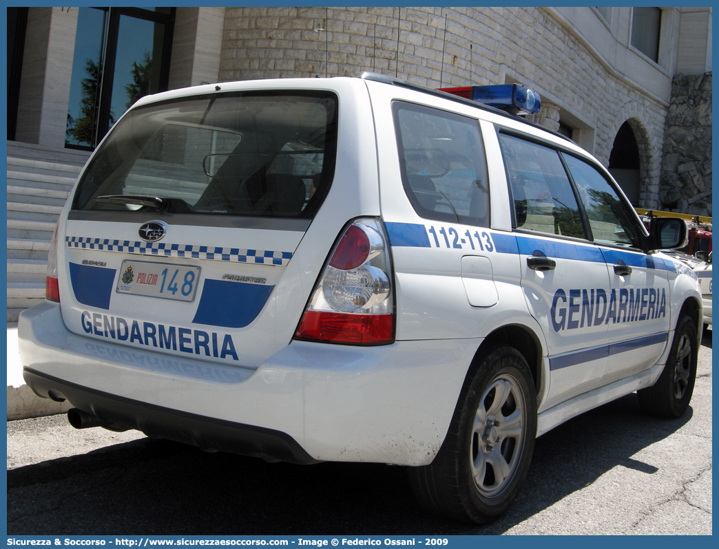 Polizia 148
Repubblica di San Marino
Gendarmeria
Subaru Forester IV serie 
Parole chiave: Repubblica;San Marino;RSM;R.S.M.;Gendarmeria;Subaru;Forester