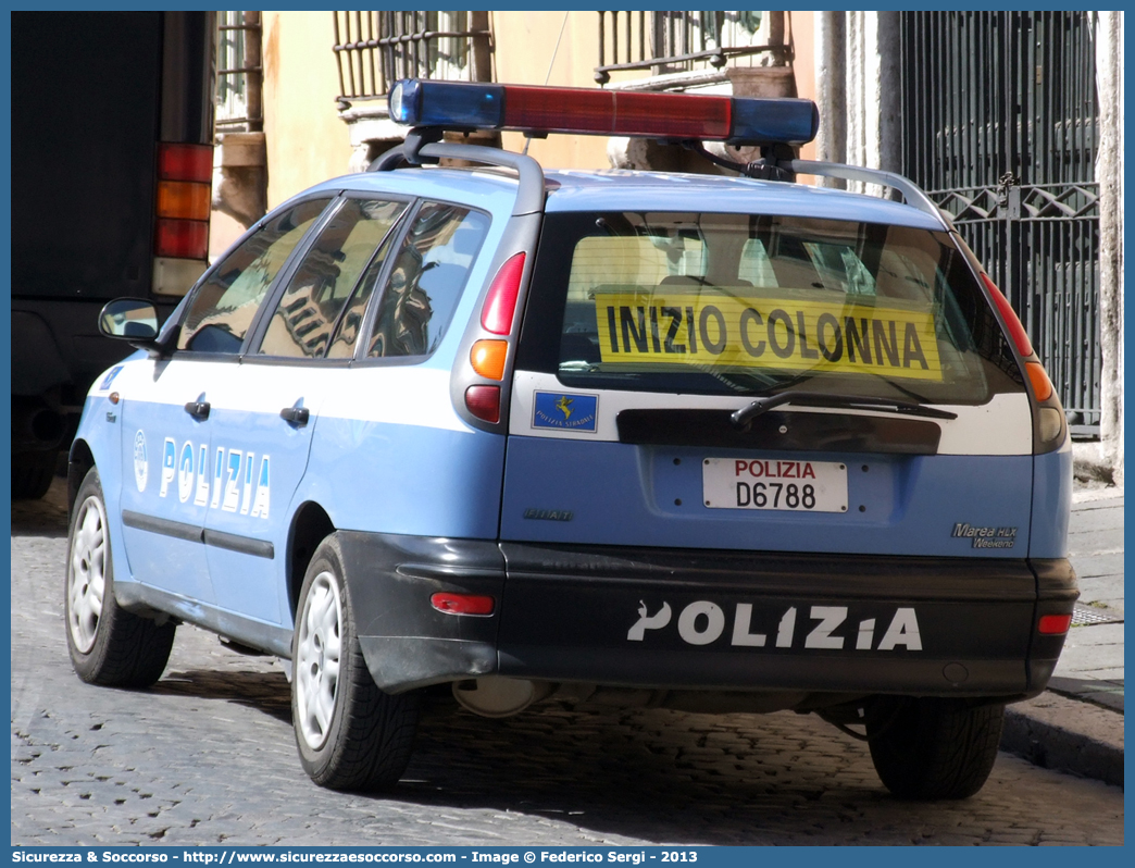 Polizia D6788
Polizia di Stato
Polizia Stradale
Fiat Marea Weekend
Parole chiave: Polizia di Stato;Polizia;PS;Polizia Stradale;Fiat;Marea Weekend