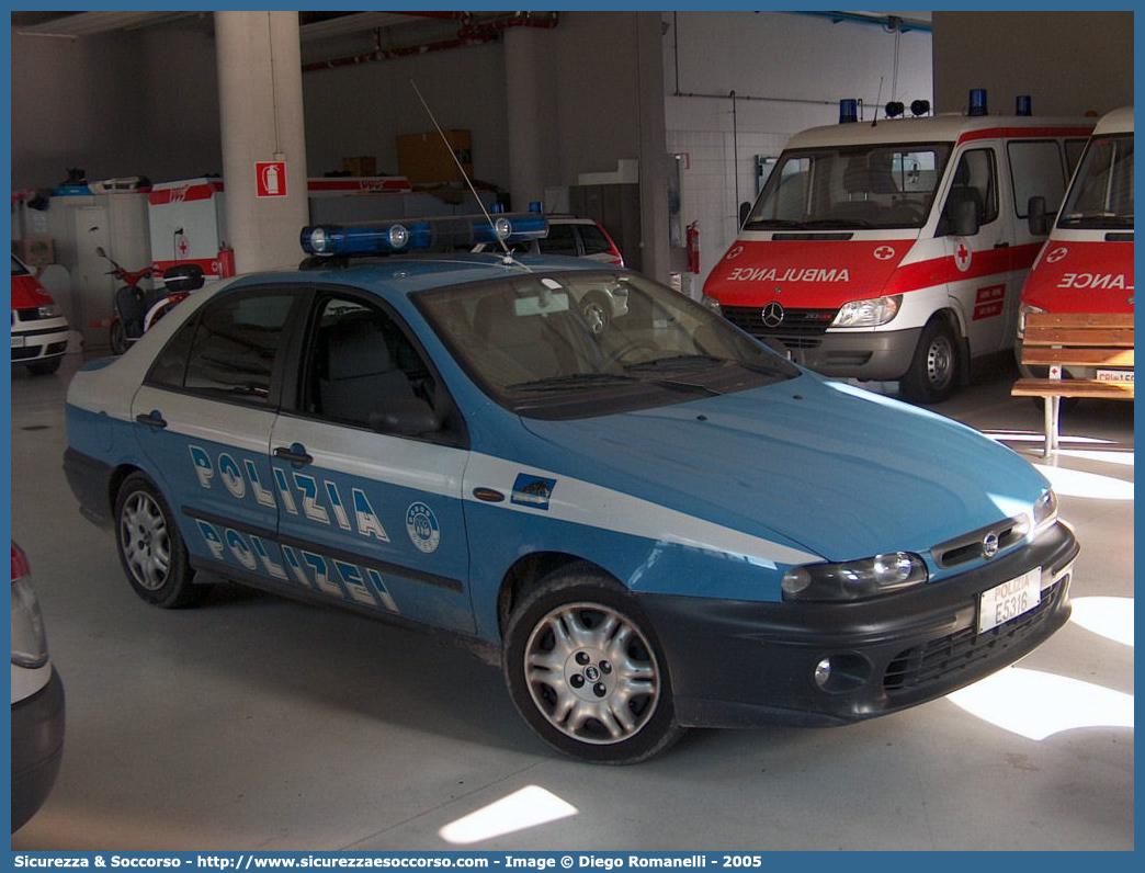 Polizia E5316
Polizia di Stato
Questura di Bolzano
Squadra Volante
Fiat Marea
Parole chiave: PS;P.S.;Polizia;di;Stato;Squadra;Volante;Questura;Bolzano;Fiat;Marea