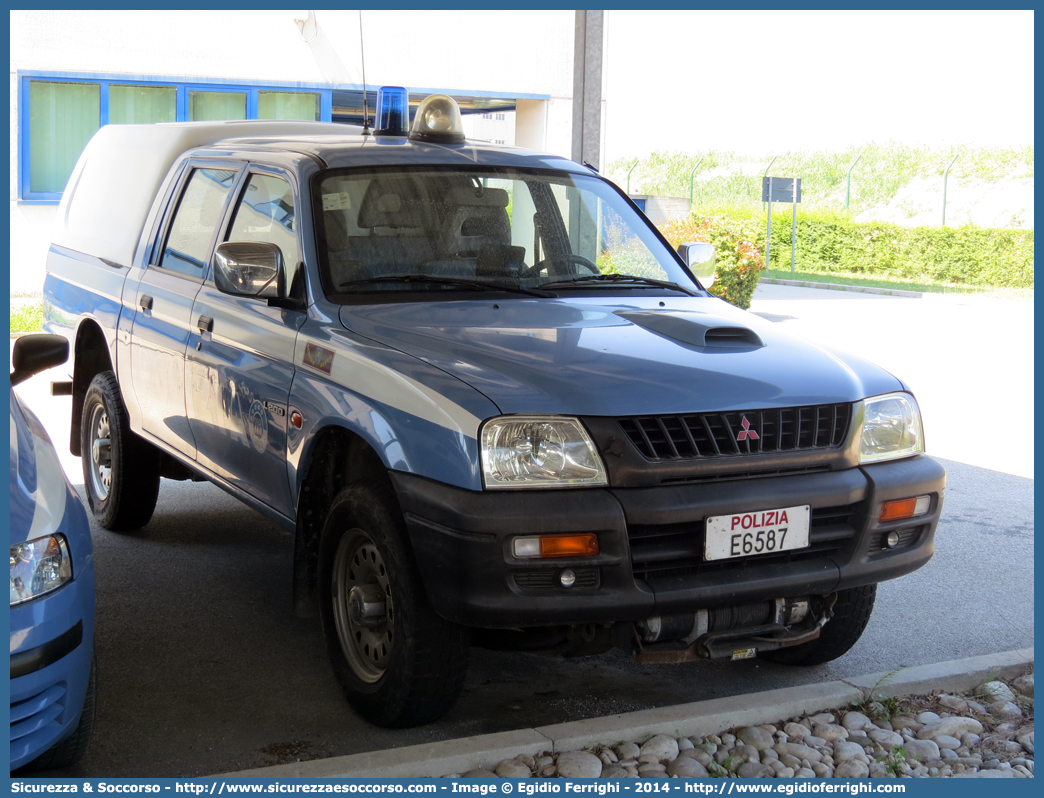 Polizia E6587
Polizia di Stato
Reparto Volo
Mitsubishi L200 III serie
Parole chiave: PS;P.S.;Polizia;Stato;Polizia di Stato;Reparto;Volo;Mitsubishi;L200;E6587