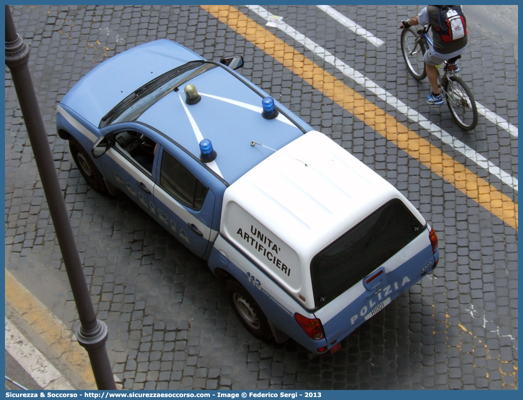 Polizia H1001
Polizia di Stato
Artificieri Antisabotaggio
Mitsubishi L200 IV serie
Parole chiave: PS;P.S.;Polizia;Stato;Pubblica;Sicurezza;Artificieri;Antisabotaggio;Mitsubishi;L200;H1001