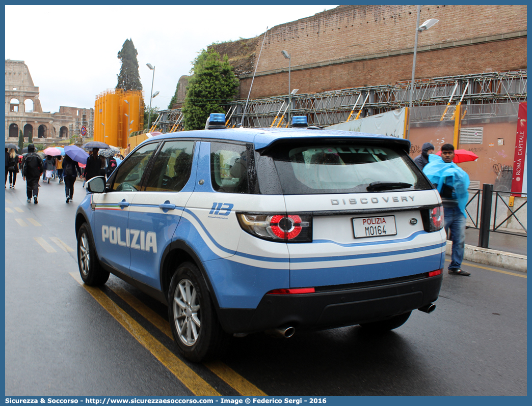 Polizia M0164
Polizia di Stato
Land Rover Discovery Sport
Allestitore Carrozzeria Marazzi S.r.l.
Parole chiave: PS;P.S.;Polizia;di;Stato;Polizia;Stato;Land;Rover;Discovery;Sport