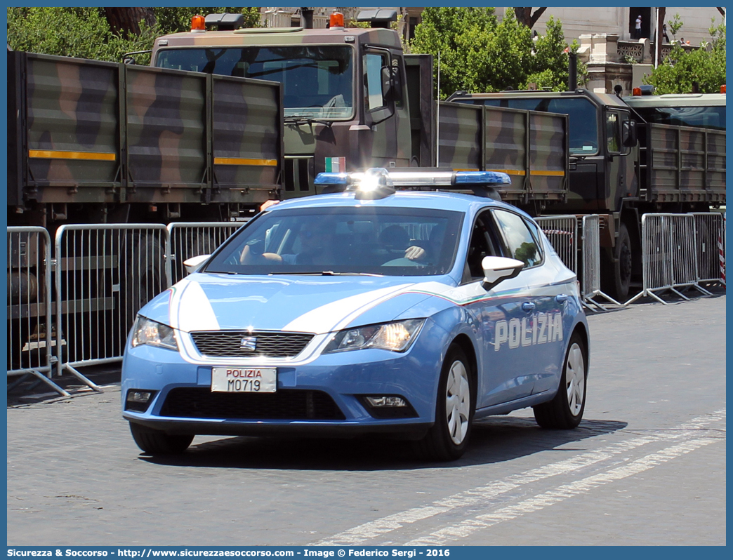 Polizia M0719
Polizia di Stato 
Squadra Volante
Seat Leon III serie
Allestitore Nuova Carrozzeria Torinese S.r.l.
Parole chiave: PS;P.S.;Polizia;di;Stato;Squadra;Volante;Seat;Leon;nct;nuova;carrozzeria;torinese