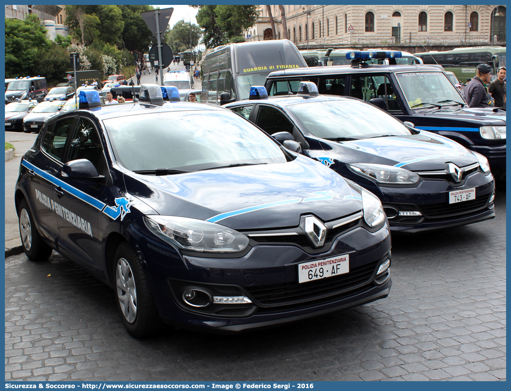 Polizia Penitenziaria 649AF
Polizia Penitenziaria
Nucleo Traduzioni e Piantonamenti
Renault Megane V serie
Parole chiave: Polizia;Penitenziaria;Agenti;di;Custodia;Nucleo;Traduzioni;e;Piantonamenti;Renault;Megane