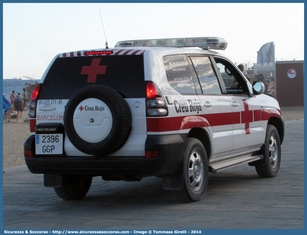 R-05.01-B
Reino de España
Cruz Roja Española/Creu Roja
Toyota Land Cruiser VI generation
Parole chiave: Regno di Spagna;Spagna;Espana;España;Reino de España;Cruz;Creu;Roja;Española;Toyota;Land Cruiser