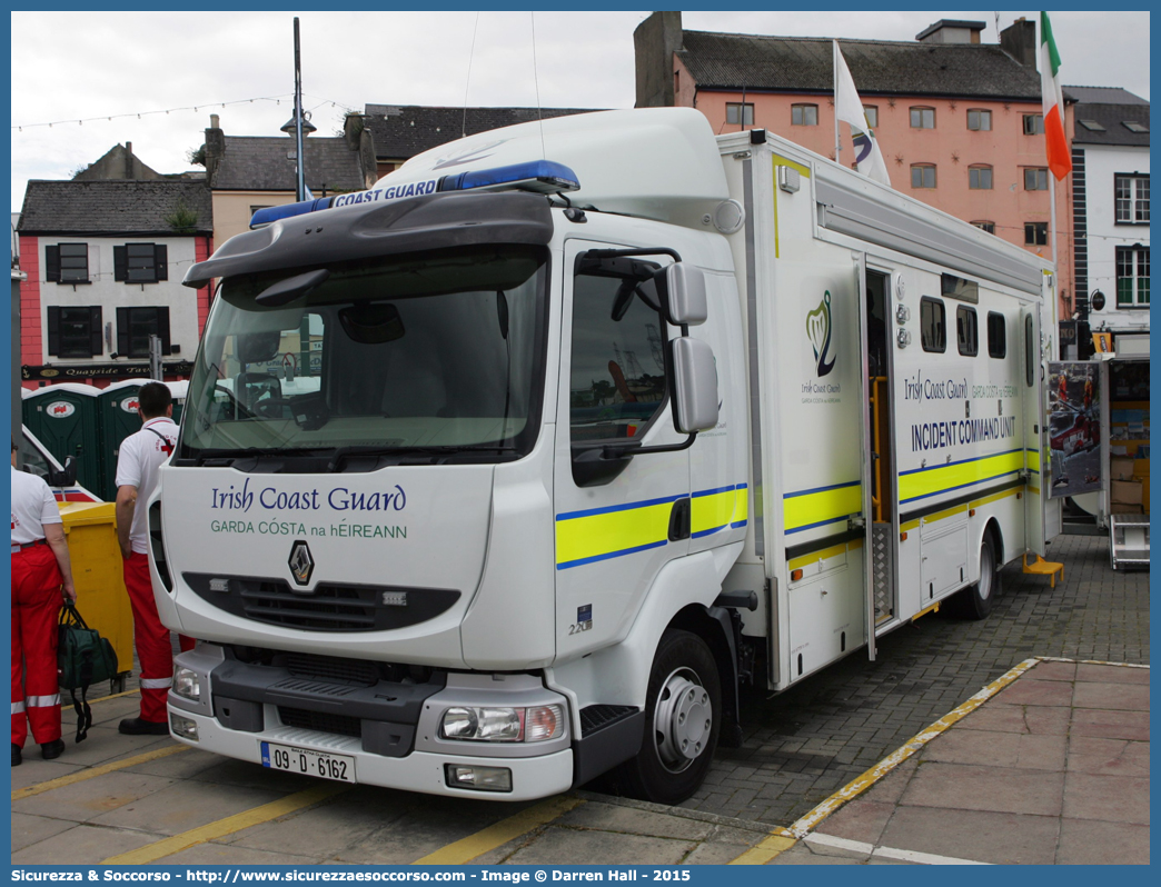 -
Republic of Ireland
Poblacht na Héireann
Irish Coast Guard
Garda Cósta na Héireann
Renault Midlum 220
Incident Command Unit
Parole chiave: Republic;of;Ireland;Poblacht;na;Héireann;Irish;Coast;Guard;Garda;Cósta;na;Héireann;Renault;Midlum;220